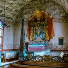 Altar einer alten Holzkirche