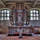 Altar einer Dorfkirche