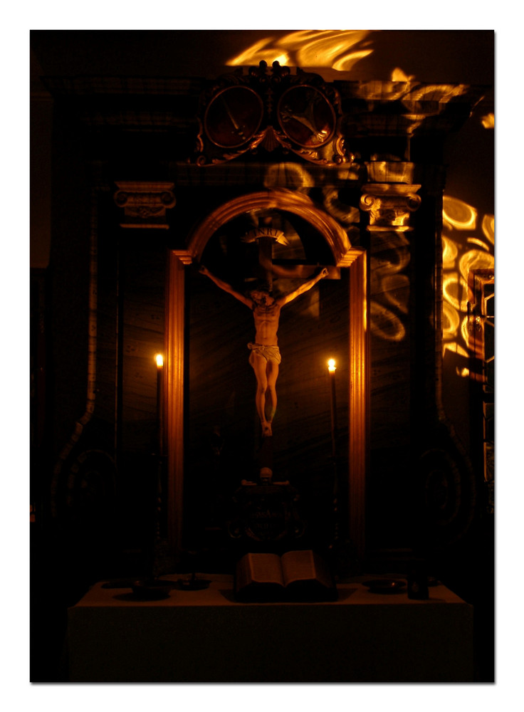 Altar in der Hauskapelle in Neunhof