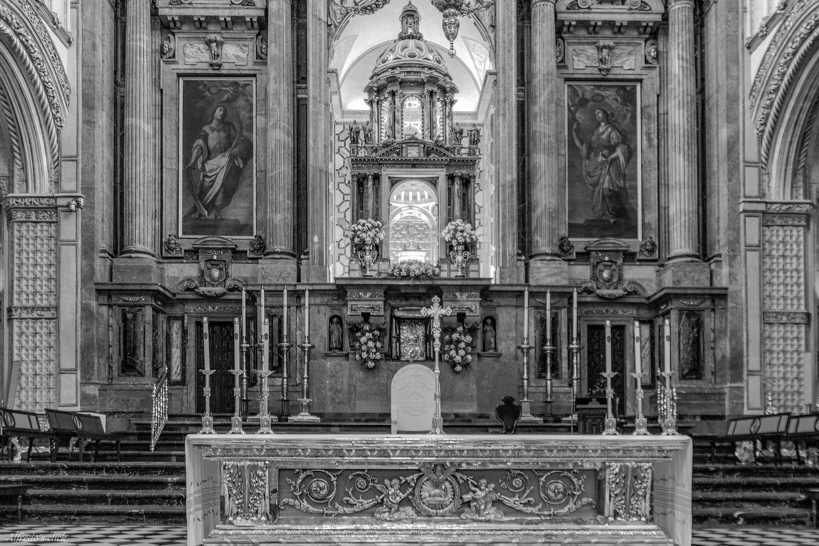 Altar in der Kathedrale Moschee Cordoba.