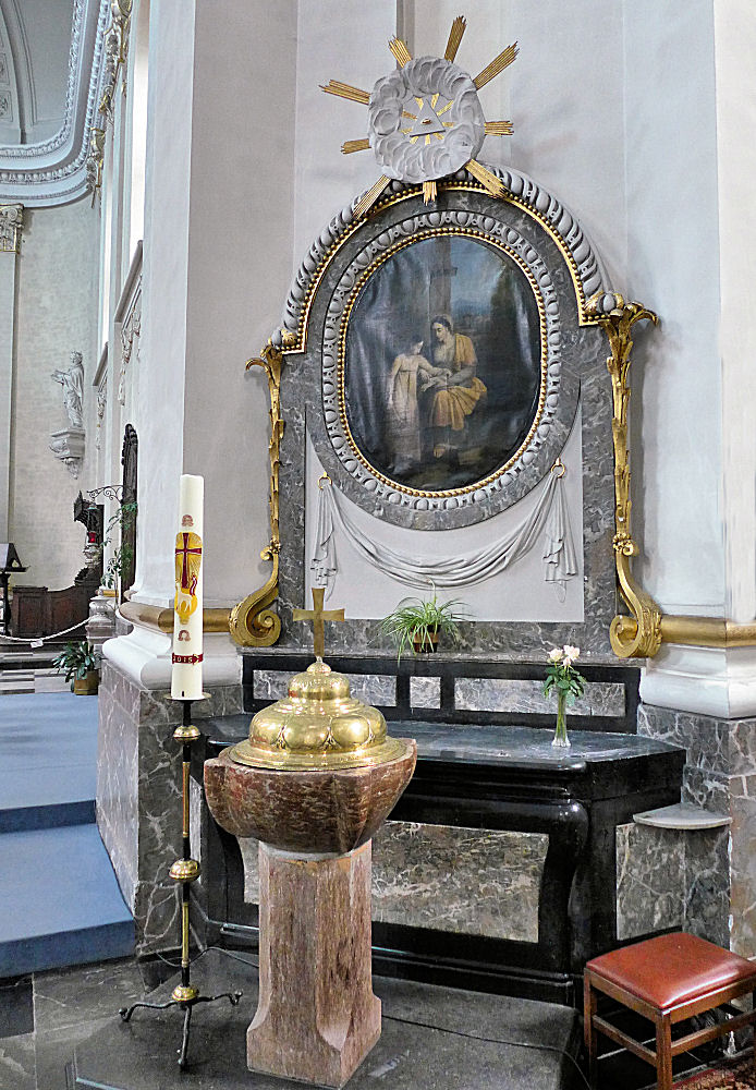 Altar in der Kathedrale von Malmedy