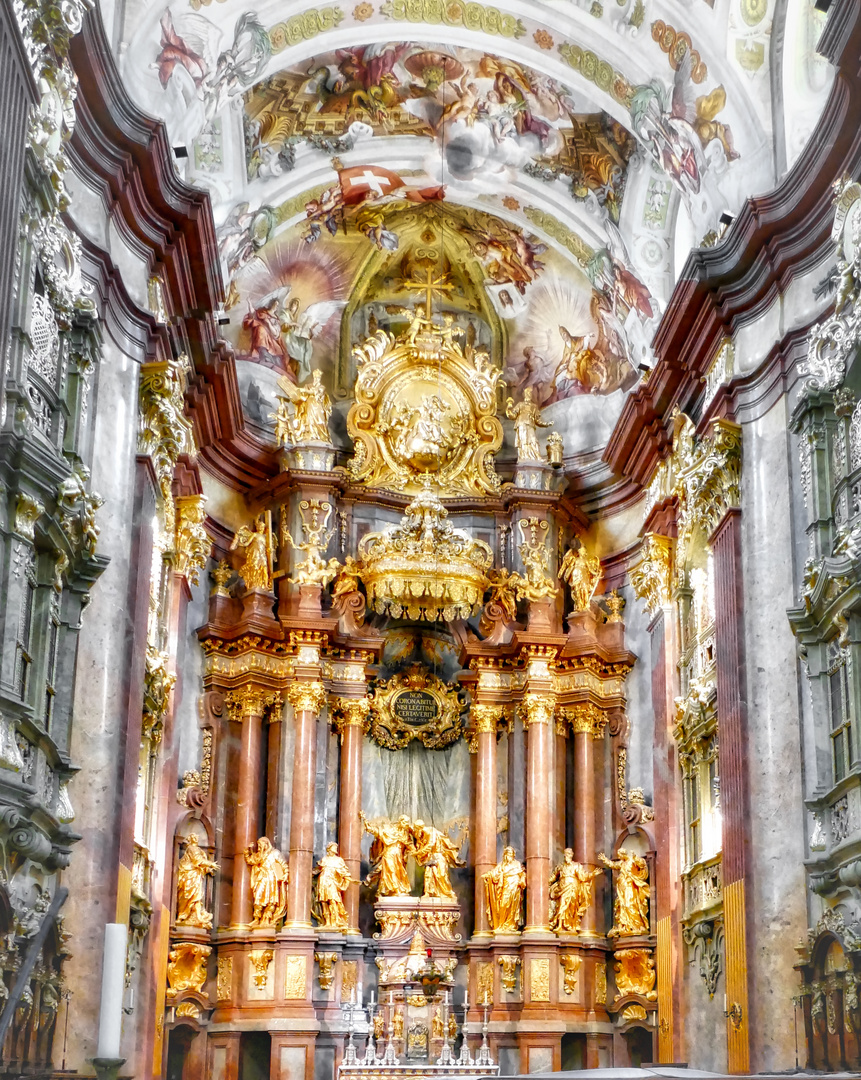 Altar in der Klosterkirche Melk