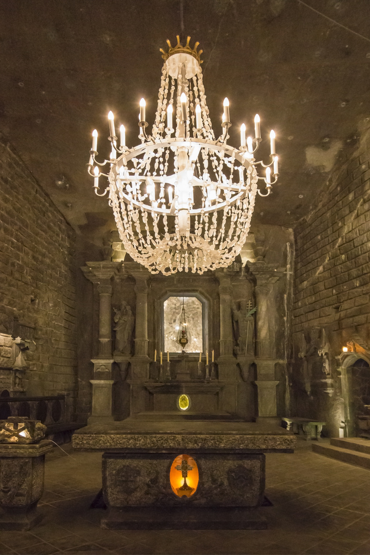 Altar in der Kopalnia Soli „Wieliczka”