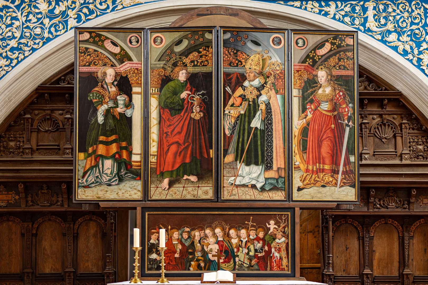 Altar in der Marktkirche Halle/Saale