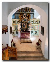 Altar in der Schlosskapelle, Schloss Stollberg