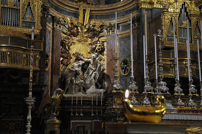 Altar in der St. John's Co Cathedral Valetta, Malta