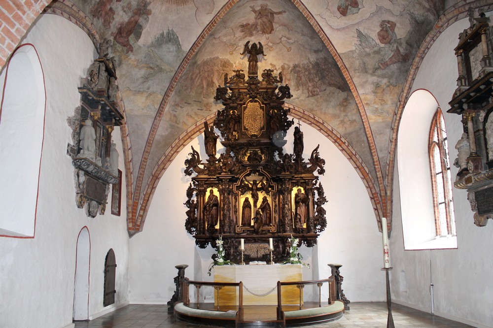 Altar in der St. Nicolai- Kirche in Eckernförde