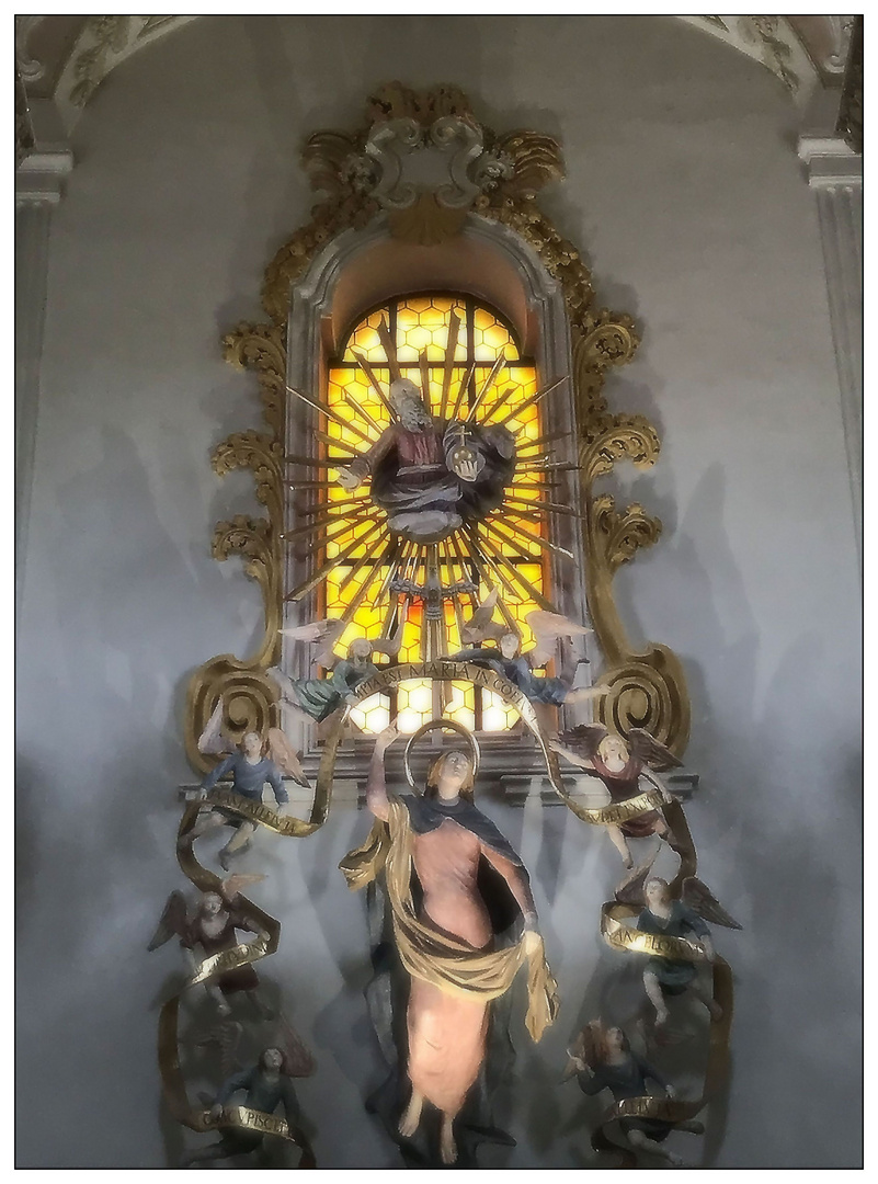 Altar in der Wallfahrtskirche Freystadt