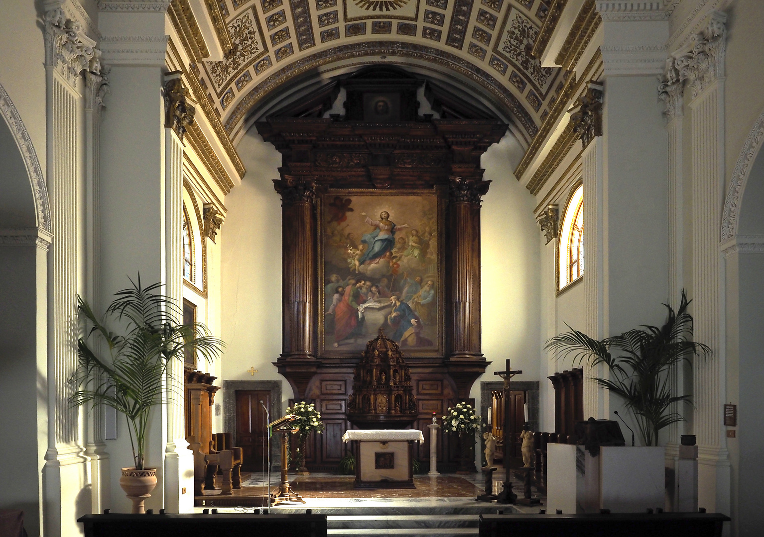 Altar in Wallfahrtskirche von Gibilmannia