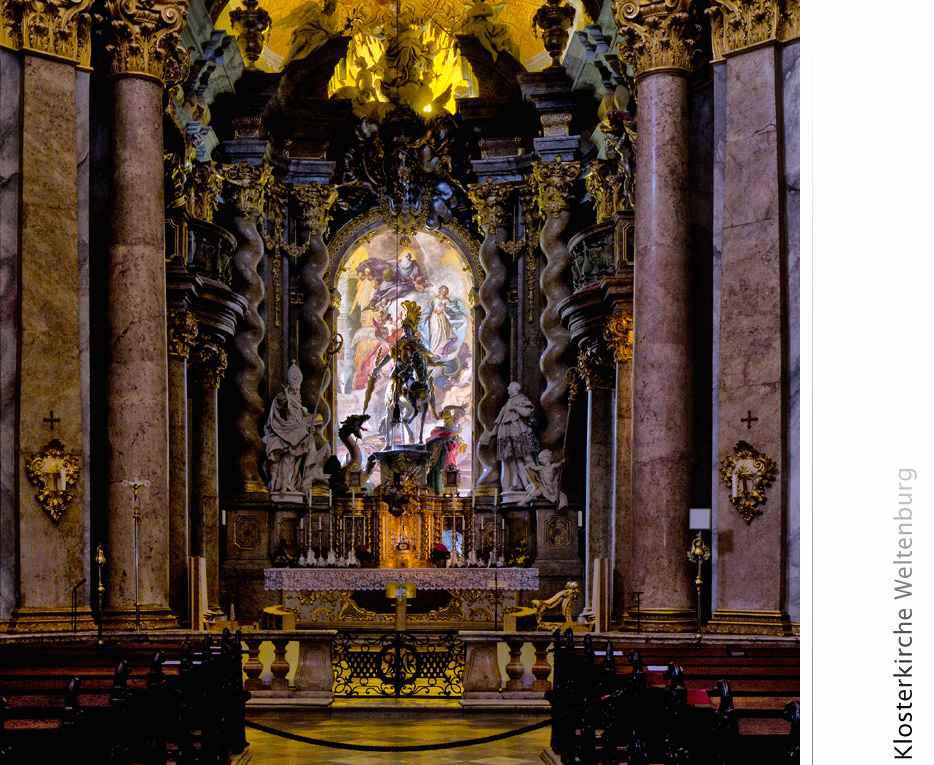Altar Klosterkirche Weltenburg