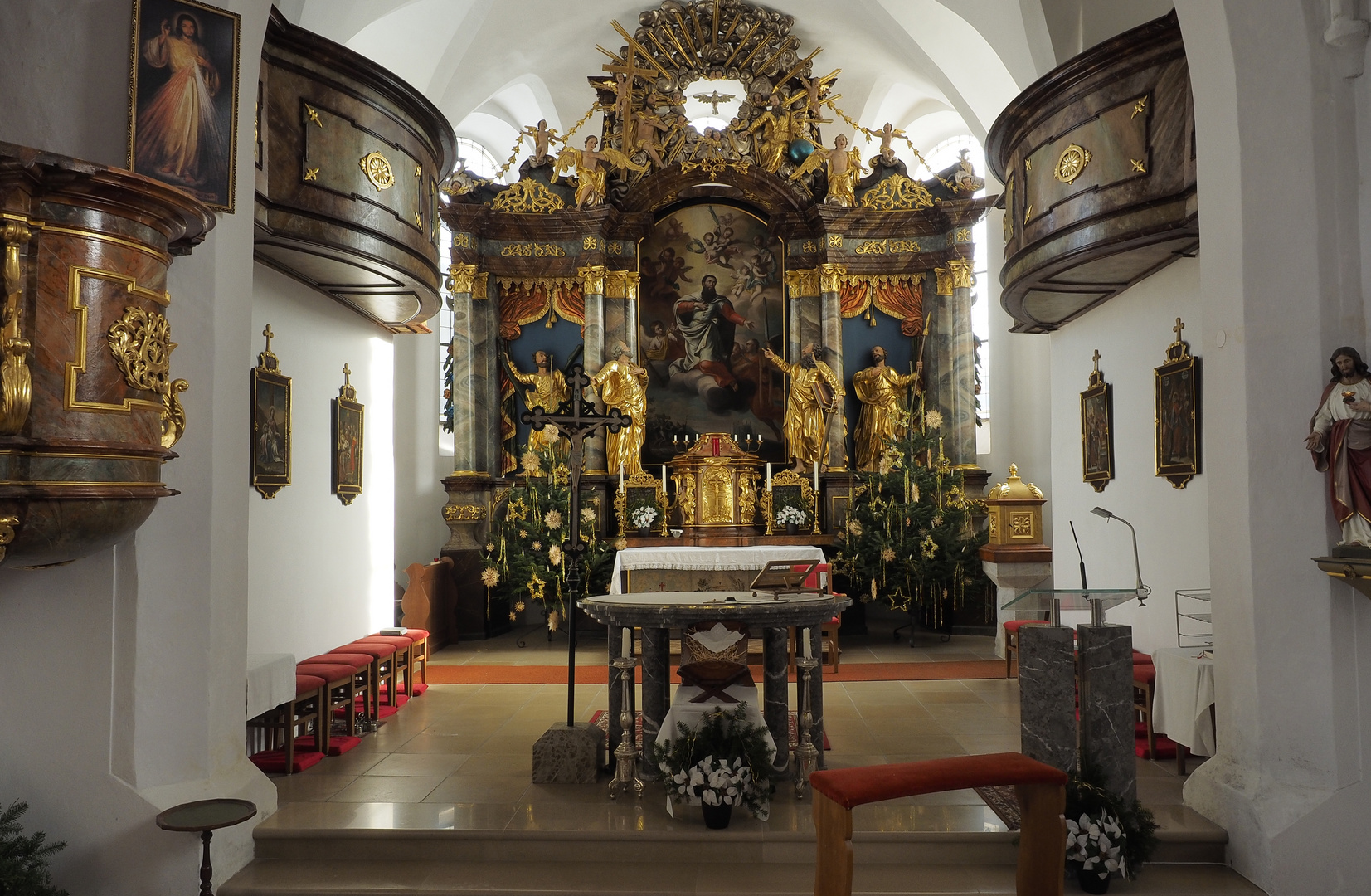 Altar von Kirche in Texing Pielachtal NÖ