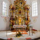 Altar Wallfahrtskiche Mariahilf in Neumarkt, Oberpfalz, Bayern