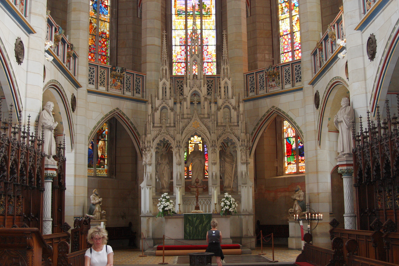 Altarraum der Stadtkirche Wittenberg Foto & Bild architektur