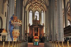 Altarraum evangelisch lutherische Pfarrkirche St.Peter und Paul in Görlitz