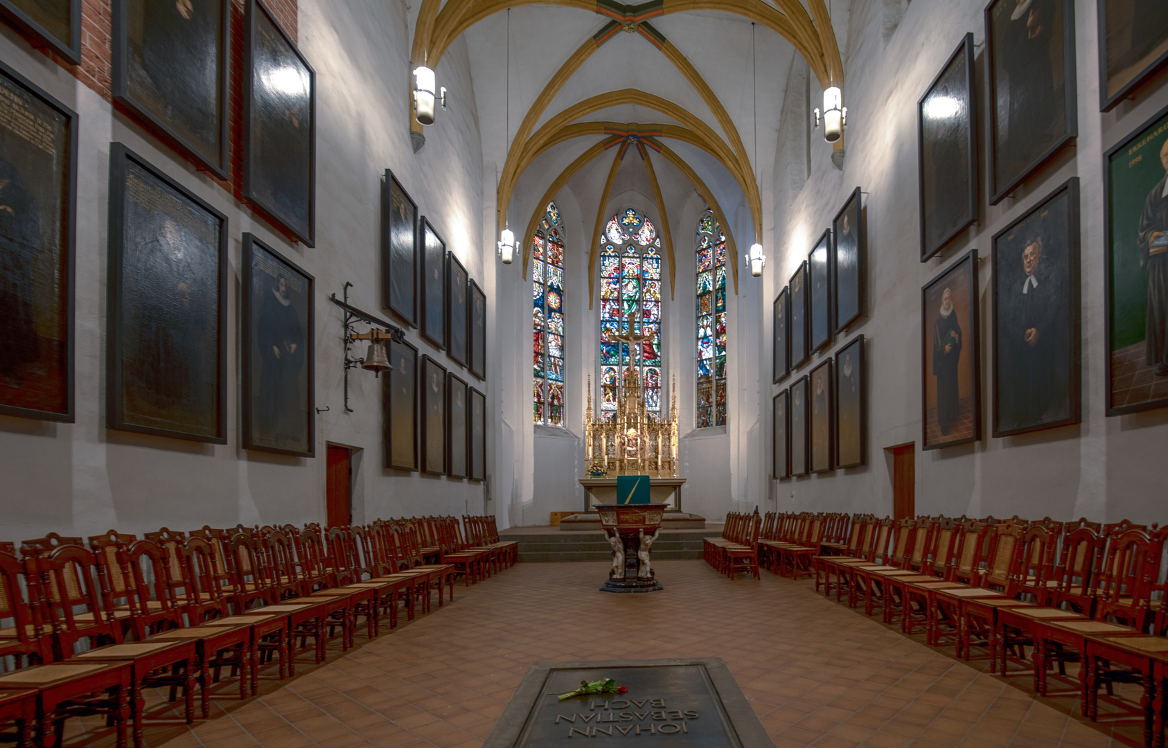 Altarraum - Thomaskirche Leipzig