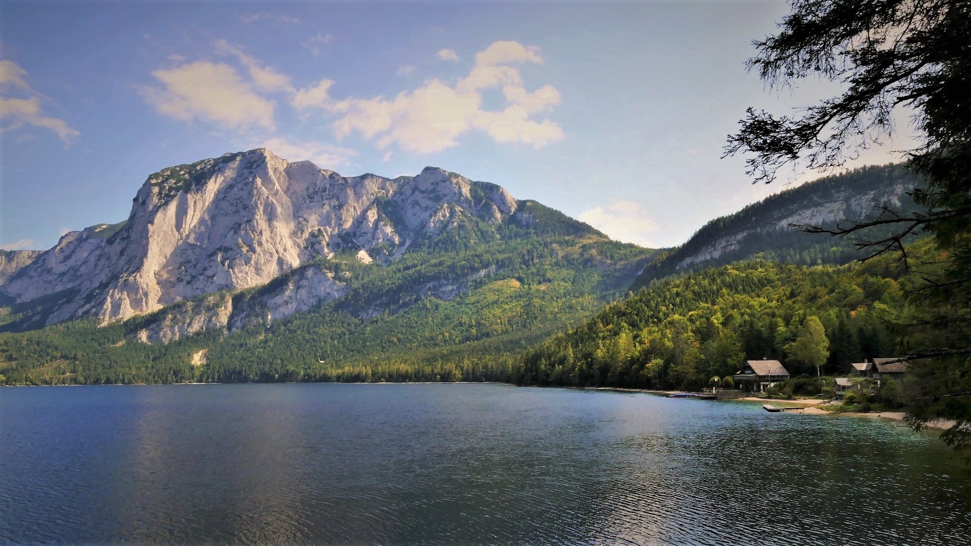 Altausseer See mit Trisselwand in Totale