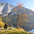 Altausseersee.....hier saß ich schon im Frühling.....