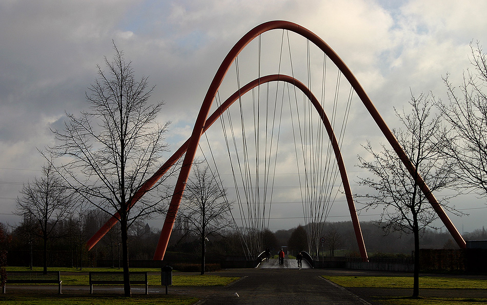 Altbekannte Brücke im Nordsternpark