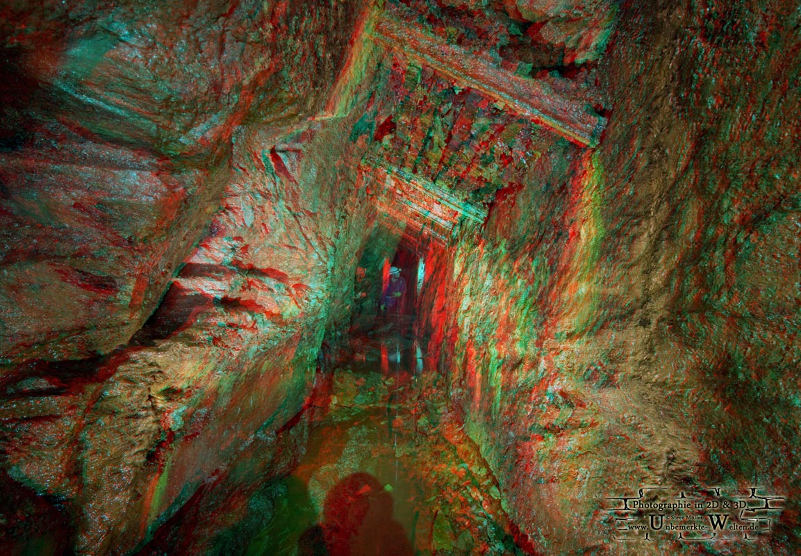 Altbergbau um 1750 in 3D.