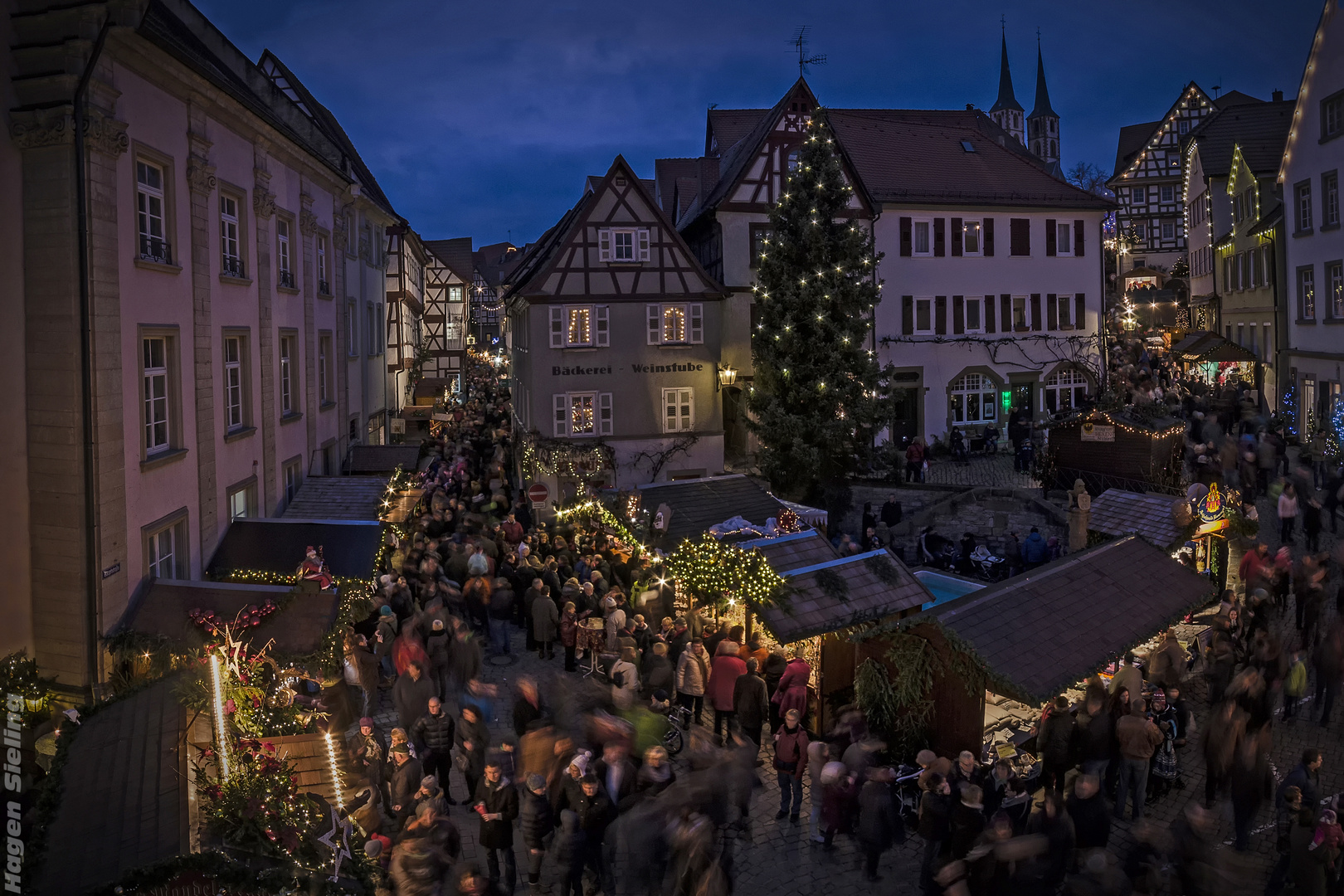 Altdeutscher Weihnachtsmarkt in Bad Wimpfen II Foto & Bild karten und
