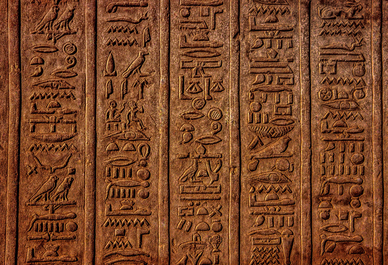 Alte Ägypten Hiroglyphen in Karnak