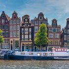Alte Amsterdamer Häuserzeile