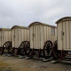 Alte Badewagen auf Norderney