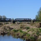 alte bahnbrücke uber die elbe in magdeburg