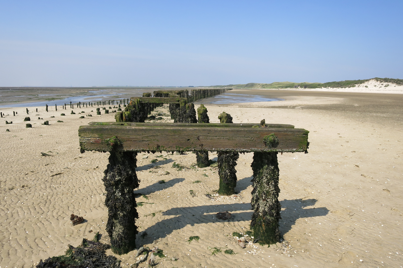 Alte Bahnstrecke im Osten von Wangerooge