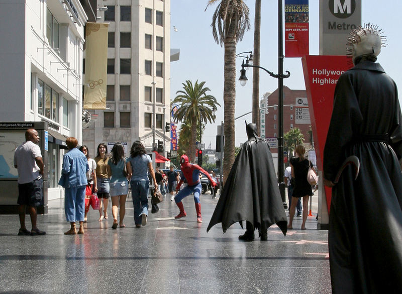 Alte Bekannte am Hollywood Boulevard (LA Sept. 2006)