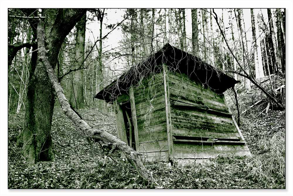 Alte Bienenhütte - Ob sie den Winter überstehen wird?