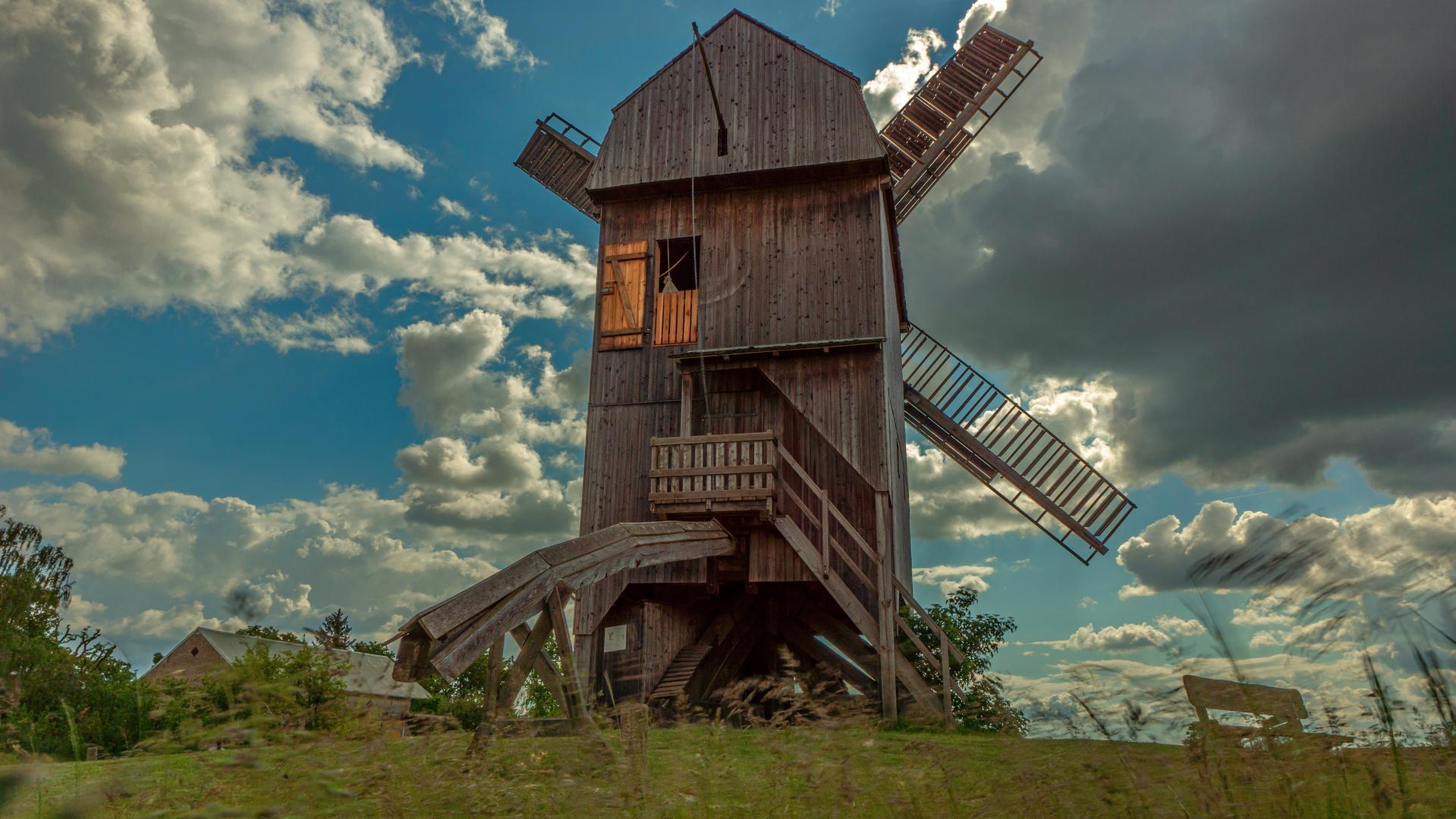 Alte Bockwindmühle in Ketzür 