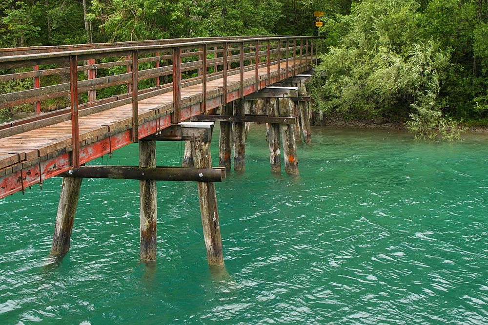 Alte Brücke am Plansee