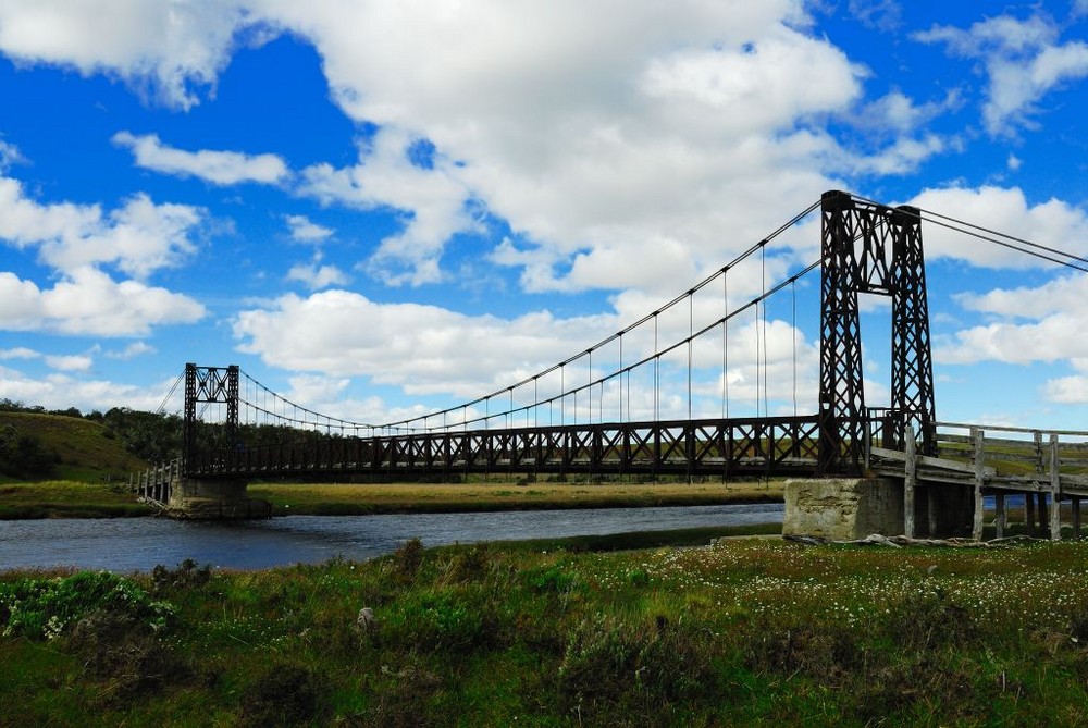 alte Brücke am Rio Grande