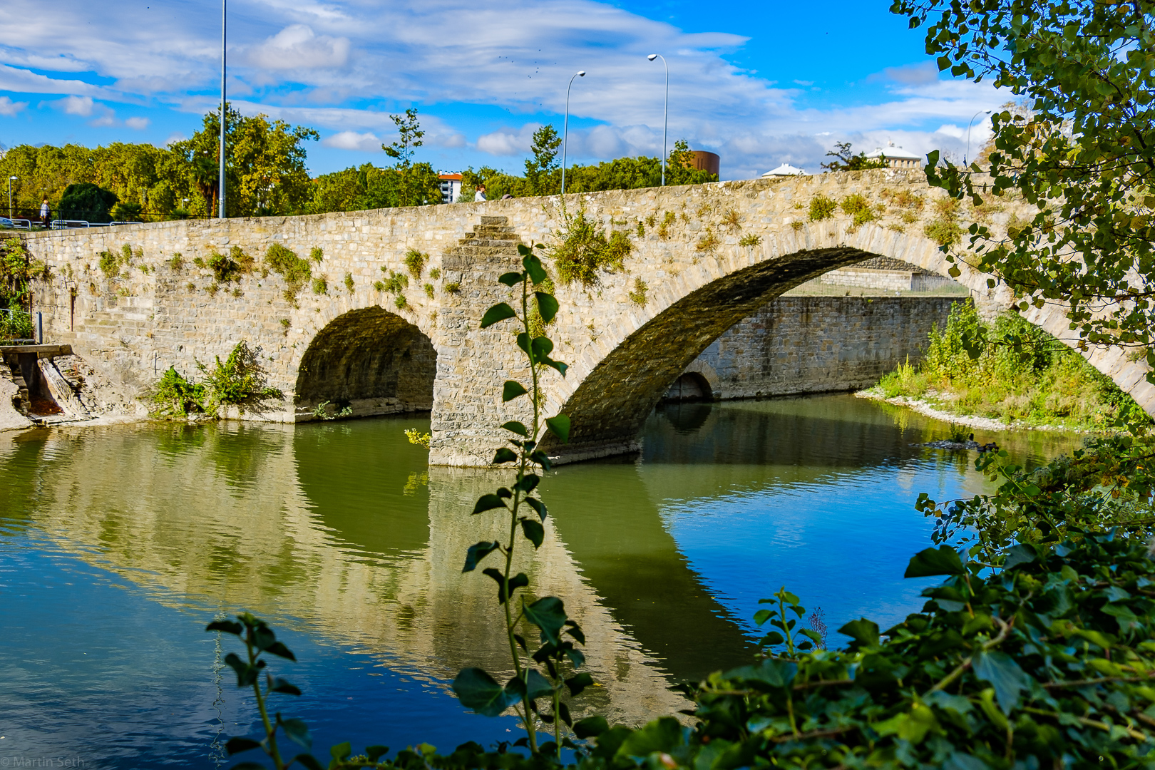 Alte Brücke bei Pamplona