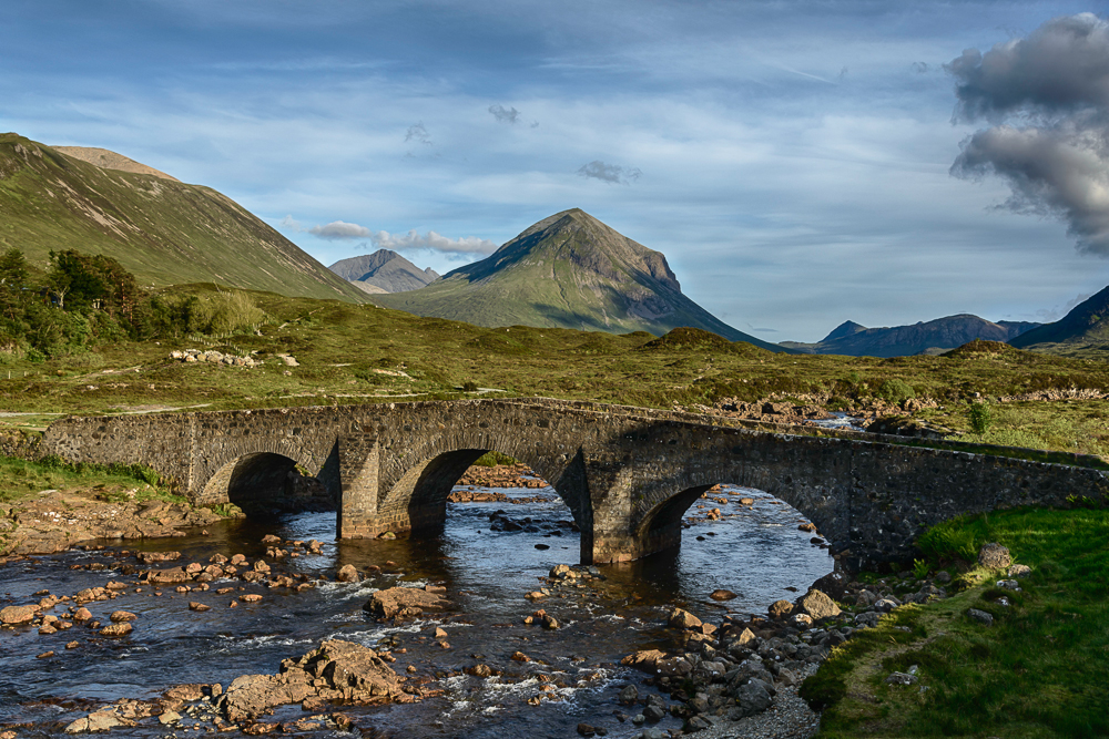 alte Brücke bei Sligachan