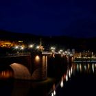 Alte Brücke Heidelberg bei Nacht 