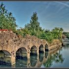 Alte Brücke in der Abendsonne