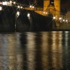 Alte Brücke in Heidelberg bei Nacht