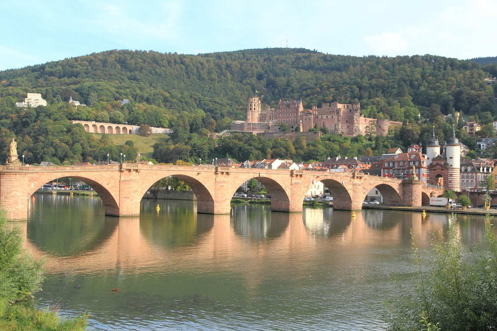 Alte Brücke über den Neckar, Heidelberg