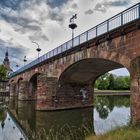 Alte Brücke über die Saar in Saarbrücken.