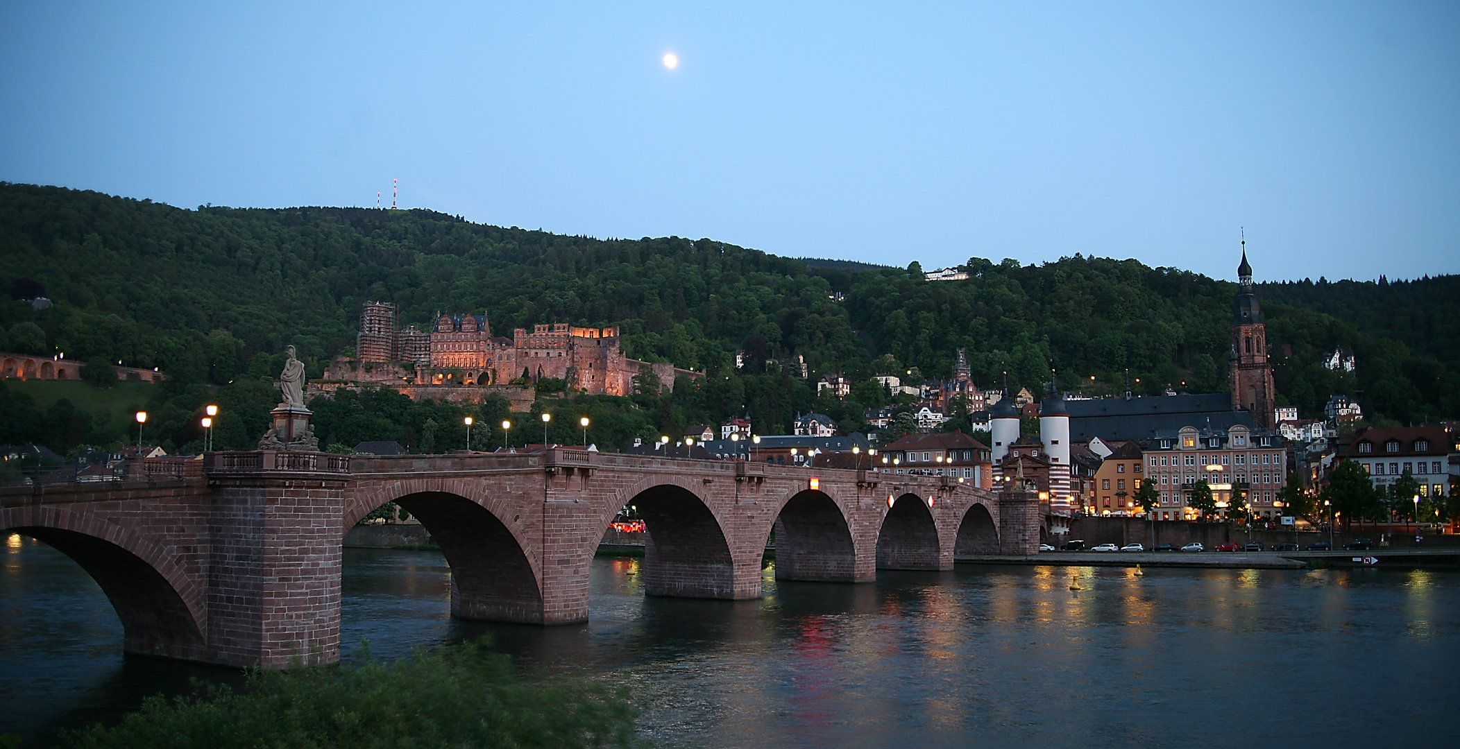 Alte Brücke und Schloss Heidelberg