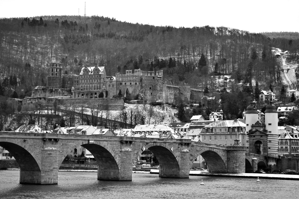 Alte Brücke und Schloss Heidelberg