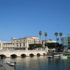 Alte Brücke zwischen Syrakus und der Altstadt Ortiga