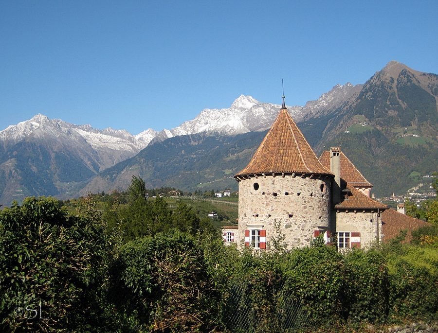 alte Burg in Meran