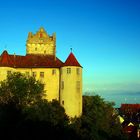 Alte Burg Meersburg im Abendlicht