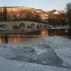 Alte Burgauer Brücke im Februar 2012