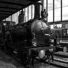 Alte Dampflok im Utrechter Eisenbahnmuseum 002 