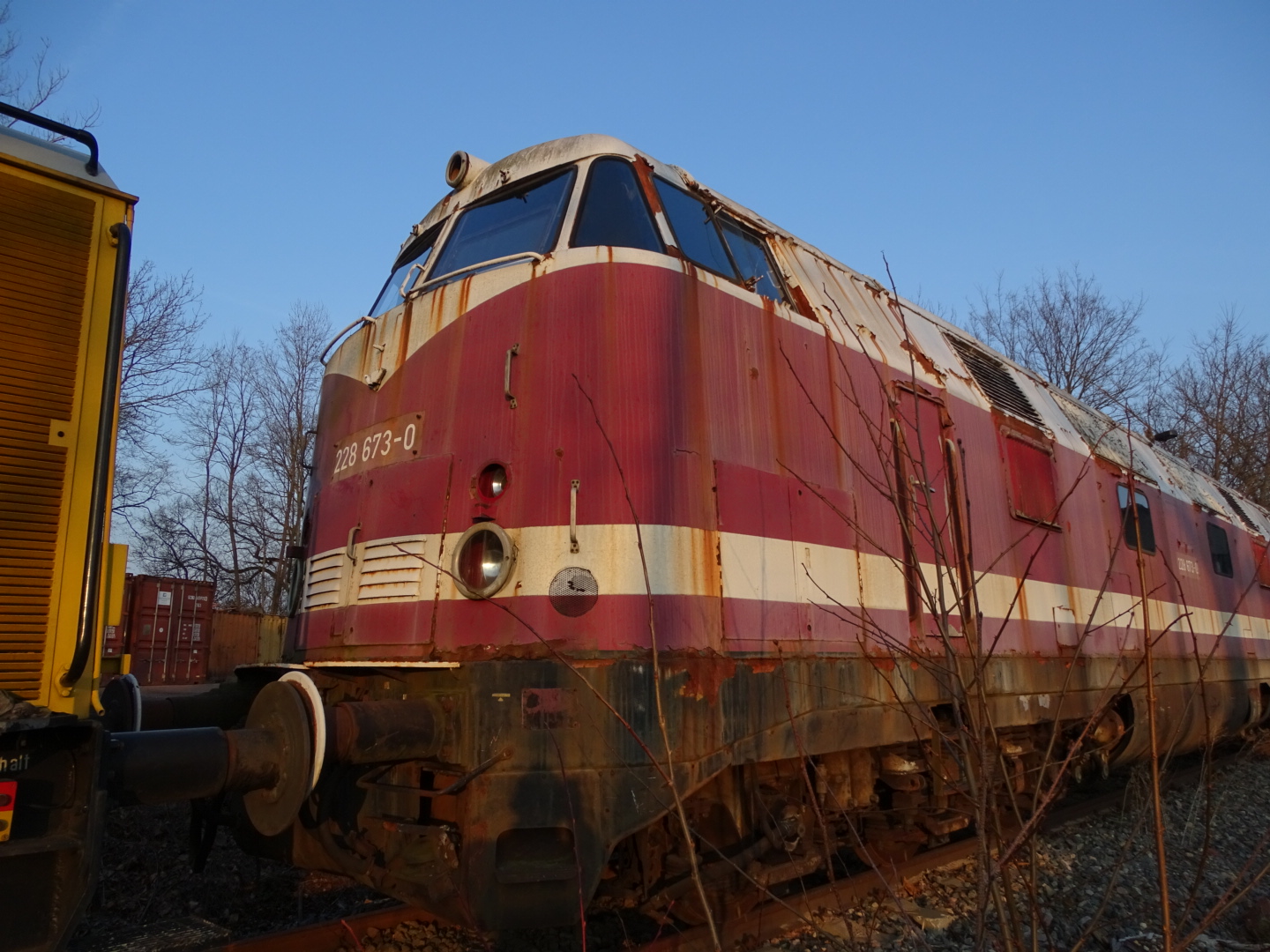 Alte Diesellok der Reichsbahn