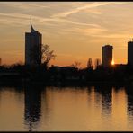 Alte Donau - Abendstimmung